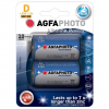 Power alkalická baterie AgfaPhoto  LR20/D, 1,5 V blistr 2 ks, alkalická