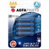 Power alkalická baterie AgfaPhoto LR03/AAA, 1,5 V, blistr 4 ks, alkalická