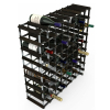 Stojan na víno RTA pro 72 lahví, sestavený, černý jasan / šedá
