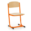 Školní židle Denis, nastavitelná - vel. 4-6, oranžová - ral 2004