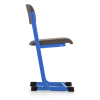 Učitelská židle čalouněná, světle modrá - ral 5015