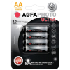 Ultra alkalická baterie AgfaPhoto LR06/AA, 1,5 V, blistr 4 ks, alkalická