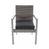 Zahradní židle Larkin, šedá