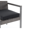 Zahradní židle Larkin, šedá