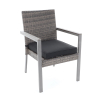 Zahradní židle Larkin, šedá