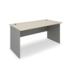 Stůl SimpleOffice 160 x 80 cm, dub světlý / šedá