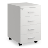 Kontejner SimpleOffice 40 x 48 cm - 4 zásuvky, bílá