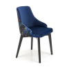 Jídelní židle Endo, modrá / černá