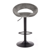 Barová židle Kaiden, šedá / černá