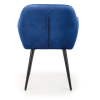 Jídelní židle Shani, modrá / černá