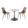 54072 2 jidelni stul espero 80 cm mramor cerna