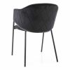 55164 2 jidelni zidle serilda velvet cerna