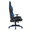 Herní židle MRacer, eko kůže, černá / modrá