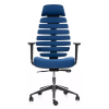 Kancelářská židle Funky XL, modrá / černá