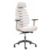 Kancelářská židle Funky XL, bílá / šedá