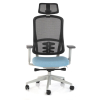 Kancelářská židle Fiero II, modrá / šedá