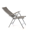 Zahradní polohovací židle Torelo, šedá