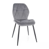 Jídelní židle Stigia, šedá