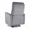Polohovací křeslo Maxime Velvet, šedá