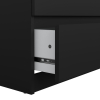 Komoda Simplicity 154 x 50 x 70 cm, černý mat