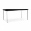 Univerzální stůl s kovovou podnoží 160 x 80 cm, černá