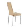 Jídelní židle Salma, béžová / šedá