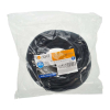 Prodlužovací kabel spojka 1Z gumová - 20m, 3x1,5, černá
