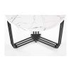 Konferenční stolek Antica M, mramor / černá