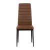 Jídelní židle Aldamas, hnědá