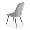 Jídelní židle Beline, šedá / černá