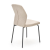 Jídelní židle Blair, béžová / černá
