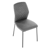 Jídelní židle Blair, šedá / černá