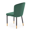 Jídelní židle Dio, zelená / černá
