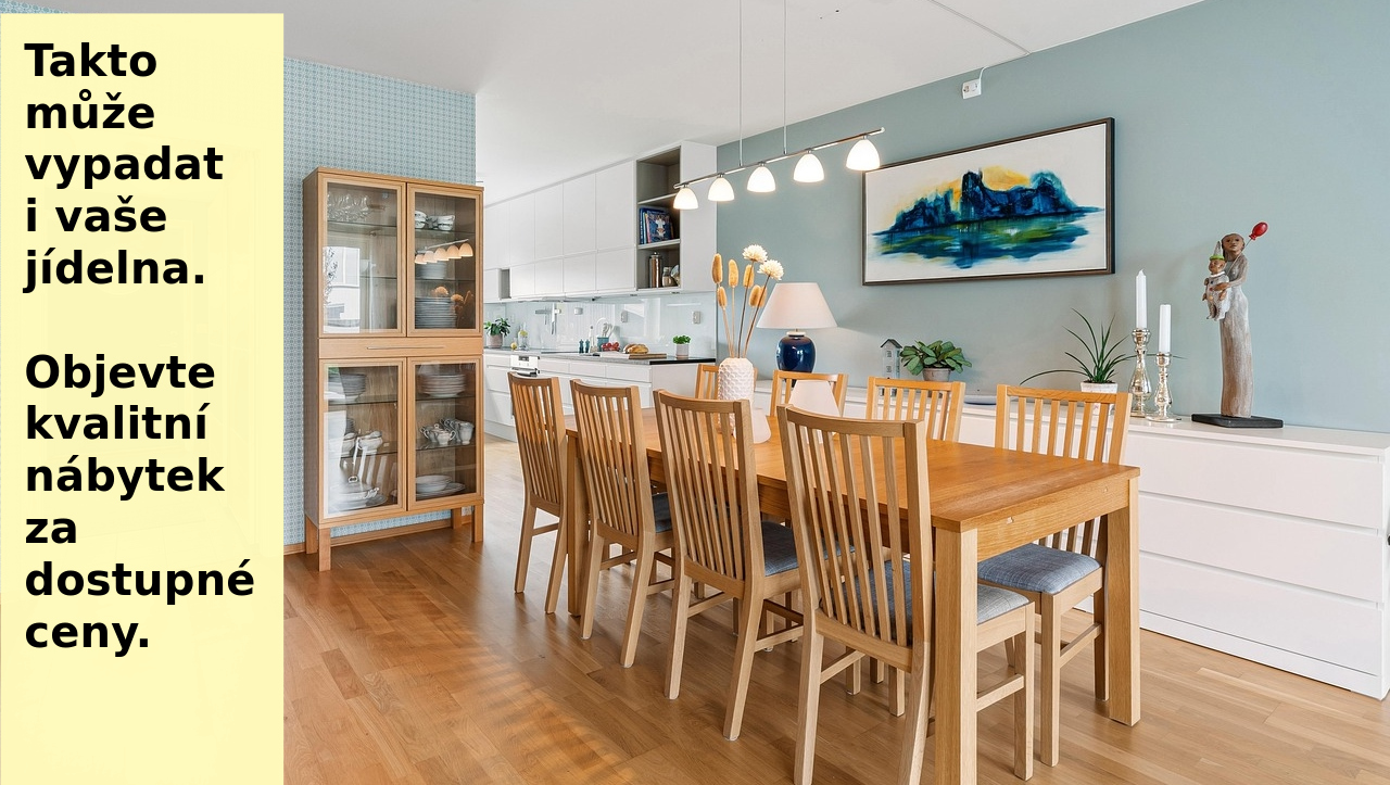 JÍDELNA - STOLY, ŽIDLE