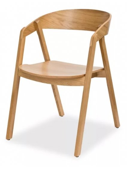 dubová stohovatelná židle
