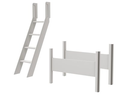 1104 zebrik sikmy a nohy pro vysku 143 cm flexa white