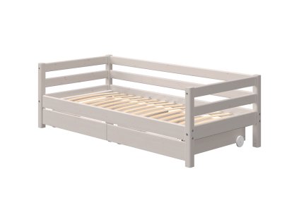 Jednolůžko s úložným prostorem Flexa Classic (Barevná úprava Přírodní)
