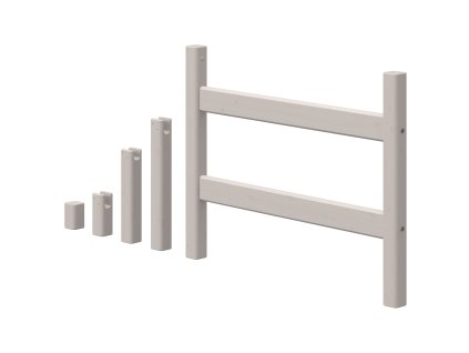 Nohy elko/posuvná pro výšku 143 cm Flexa Classic (Barevná úprava Průhledná bílá)