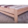 Masivní postel DARA (Dřevo a odstín oleje BUK Cink - Olejování přírodní, Rozměr spací plochy 140x200)