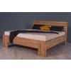 Masivní postel CURYCH (Dřevo a odstín oleje BUK Cink - Olejování přírodní, Rozměr spací plochy 140x200)