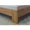 Masivní postel CURYCH (Dřevo a odstín oleje BUK Cink - Olejování přírodní, Rozměr spací plochy 140x200)