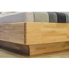 Masivní postel SATURN (Dřevo a odstín oleje BUK Cink - Olejování přírodní, Rozměr spací plochy 140x200)