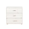Komoda se 3 zásuvkami Flexa Classic (Barevná úprava Průhledná bílá)