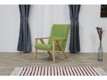 Lehké čalouněné křeslo Dominik