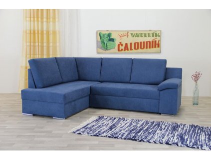 Rozkládací rohová sedací souprava Petra s úložným prostorem, 250x185 cm