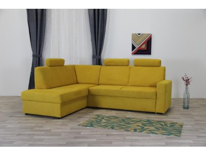 Rohová sedací souprava Alena - rozkládací, úložný prostor, pravé/levé provedení