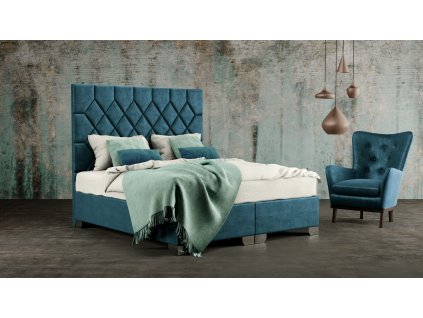 Čalouněná postel Rhombus