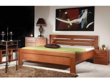 Buková masivní postel ARLETA 2