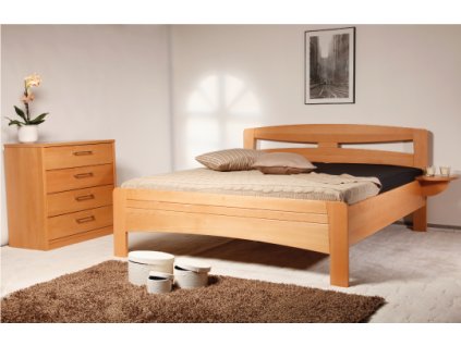 Buková masivní postel EVITA 2