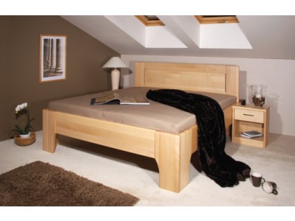 Masivní buková postel OLYMPIA 2